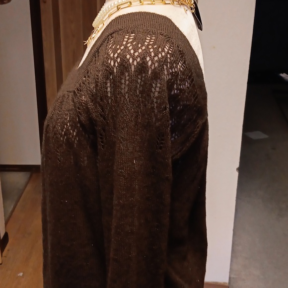 STUDIO Y DARK BROWN SWEATER - Picture 5 of 6
